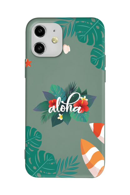 Summer Lansman Model İçi Kadife Silikon Telefon Kılıfı