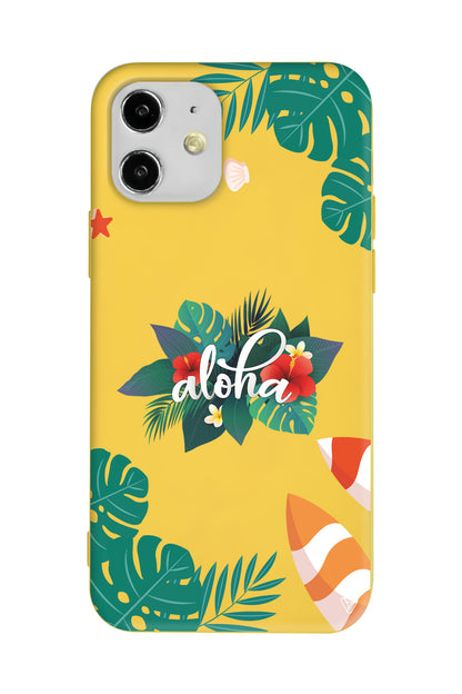 Summer Lansman Model İçi Kadife Silikon Telefon Kılıfı