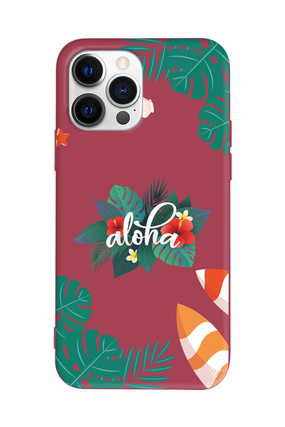 Summer Lansman Model İçi Kadife Silikon Telefon Kılıfı