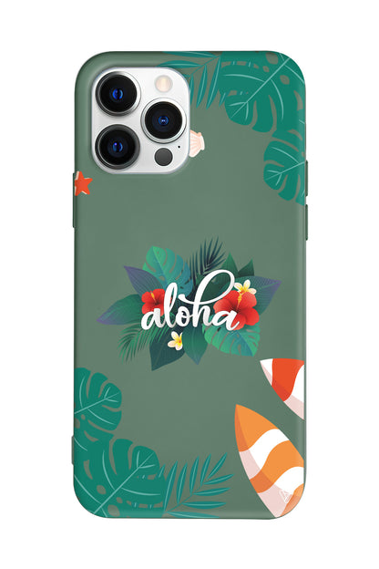 Summer Lansman Model İçi Kadife Silikon Telefon Kılıfı