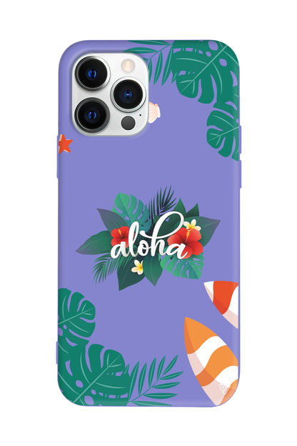 Summer Lansman Model İçi Kadife Silikon Telefon Kılıfı