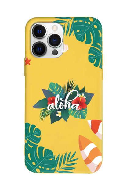 Summer Lansman Model İçi Kadife Silikon Telefon Kılıfı