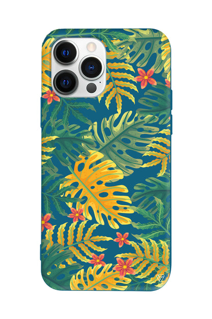 Color of Summer Lansman Model İçi Kadife Silikon Telefon Kılıfı