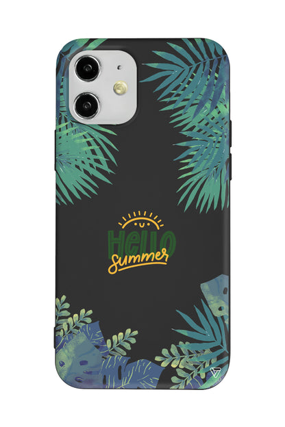 Hello Summer Lansman Model İçi Kadife Silikon Telefon Kılıfı