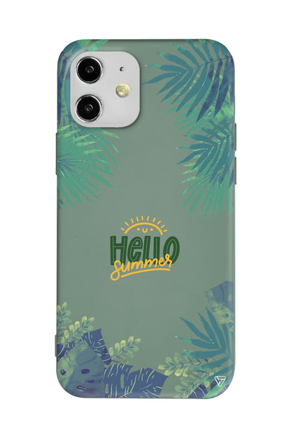 Hello Summer Lansman Model İçi Kadife Silikon Telefon Kılıfı