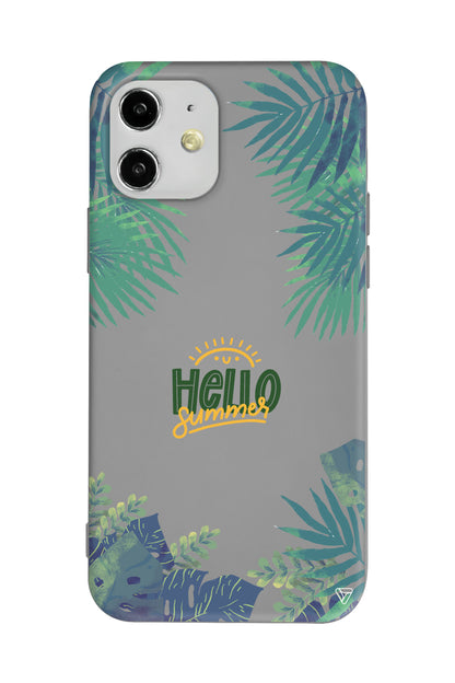 Hello Summer Lansman Model İçi Kadife Silikon Telefon Kılıfı