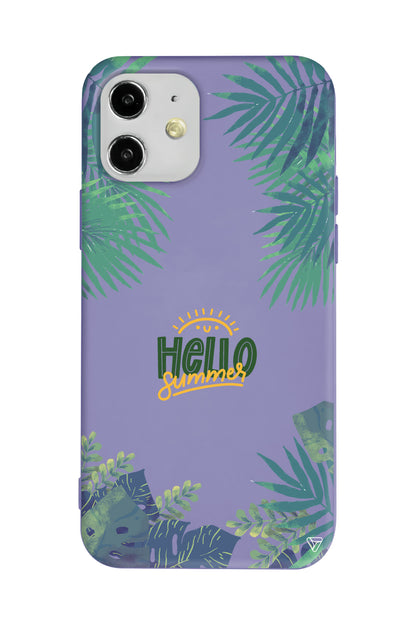 Hello Summer Lansman Model İçi Kadife Silikon Telefon Kılıfı