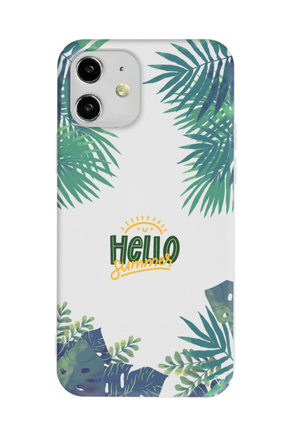 Hello Summer Lansman Model İçi Kadife Silikon Telefon Kılıfı