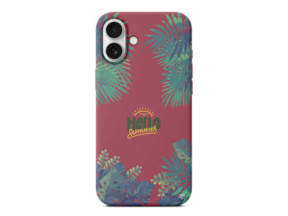 Hello Summer Lansman Model İçi Kadife Silikon Telefon Kılıfı