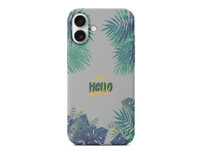 Hello Summer Lansman Model İçi Kadife Silikon Telefon Kılıfı – Plus Serisine Özel