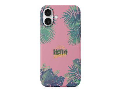 Hello Summer Lansman Model İçi Kadife Silikon Telefon Kılıfı – Plus Serisine Özel