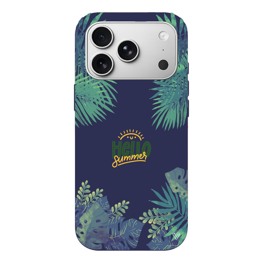 Hello Summer Lansman Model İçi Kadife Silikon Telefon Kılıfı