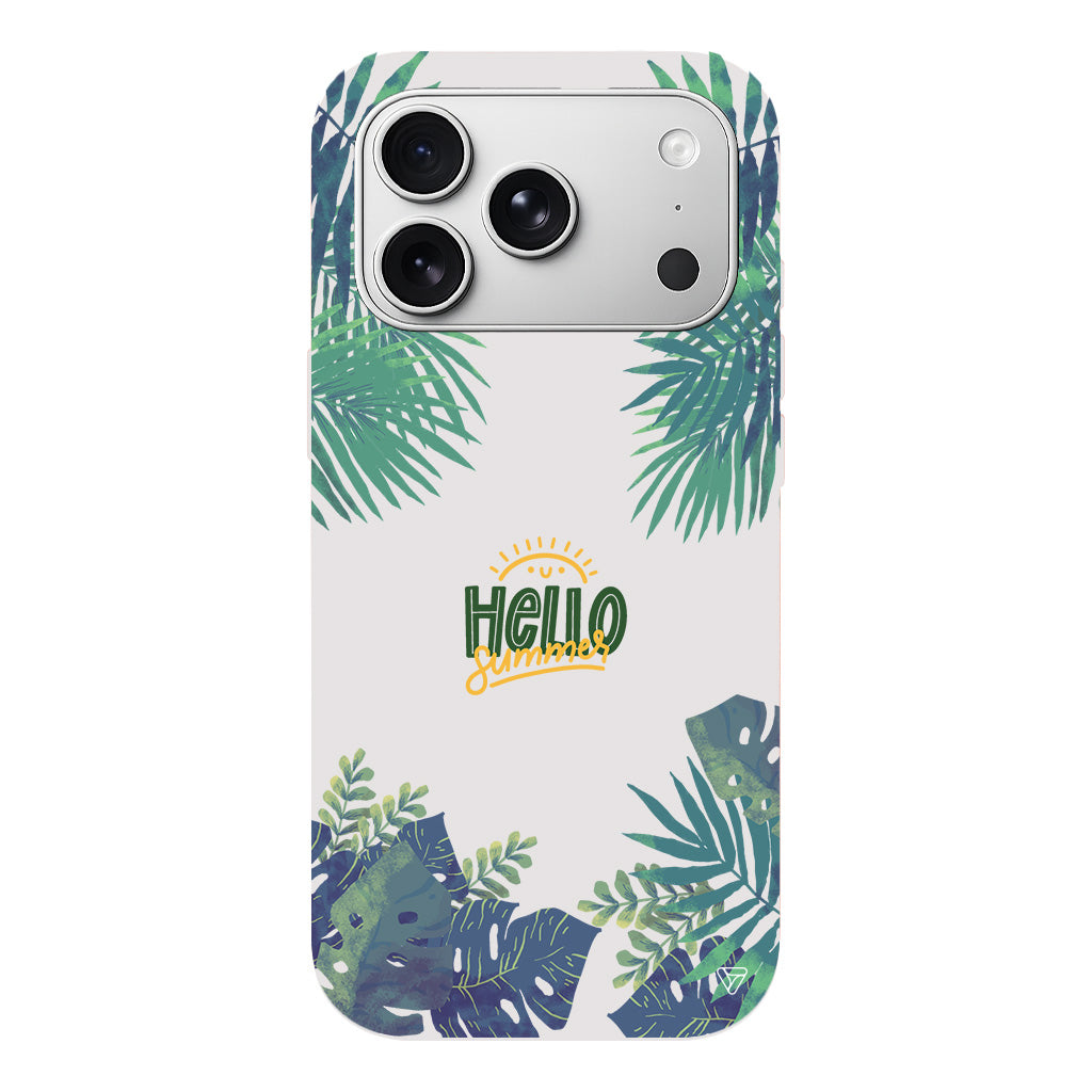 Hello Summer Lansman Model İçi Kadife Silikon Telefon Kılıfı