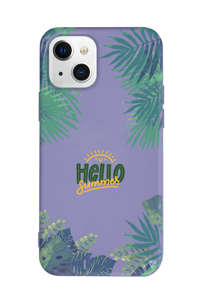 Hello Summer Lansman Model İçi Kadife Silikon Telefon Kılıfı – Plus Serisine Özel