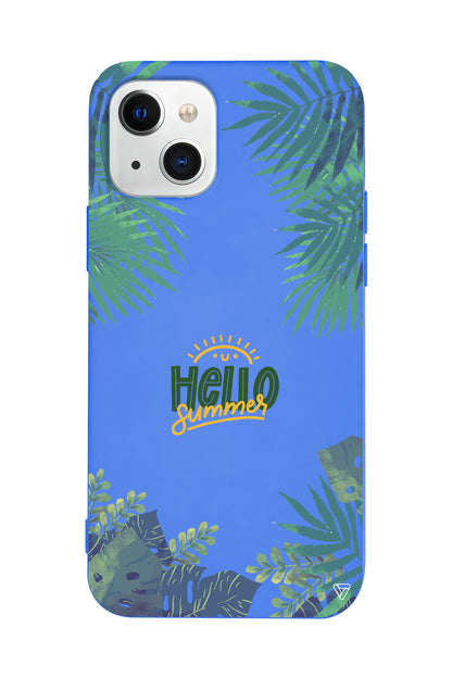 Hello Summer Lansman Model İçi Kadife Silikon Telefon Kılıfı