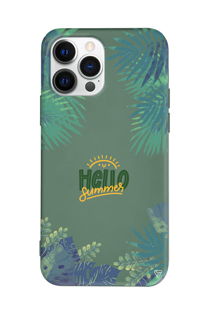 Hello Summer Lansman Model İçi Kadife Silikon Telefon Kılıfı