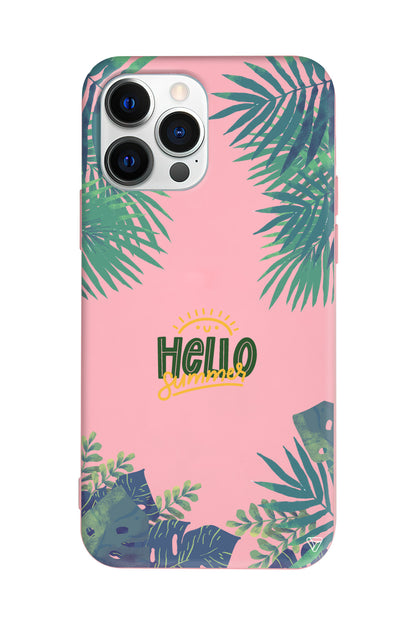 Hello Summer Lansman Model İçi Kadife Silikon Telefon Kılıfı