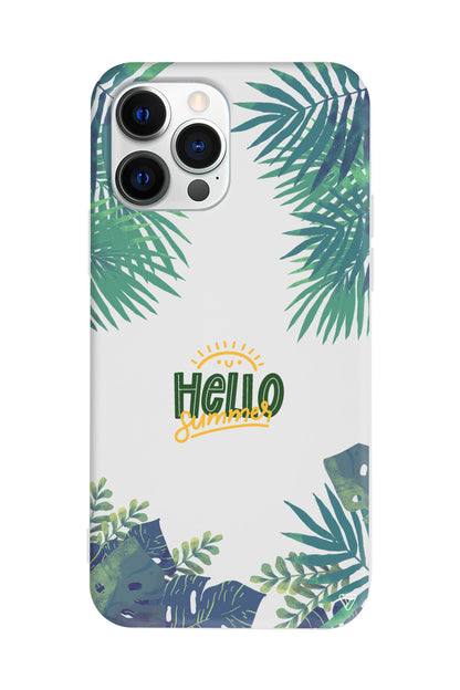 Hello Summer Lansman Model İçi Kadife Silikon Telefon Kılıfı