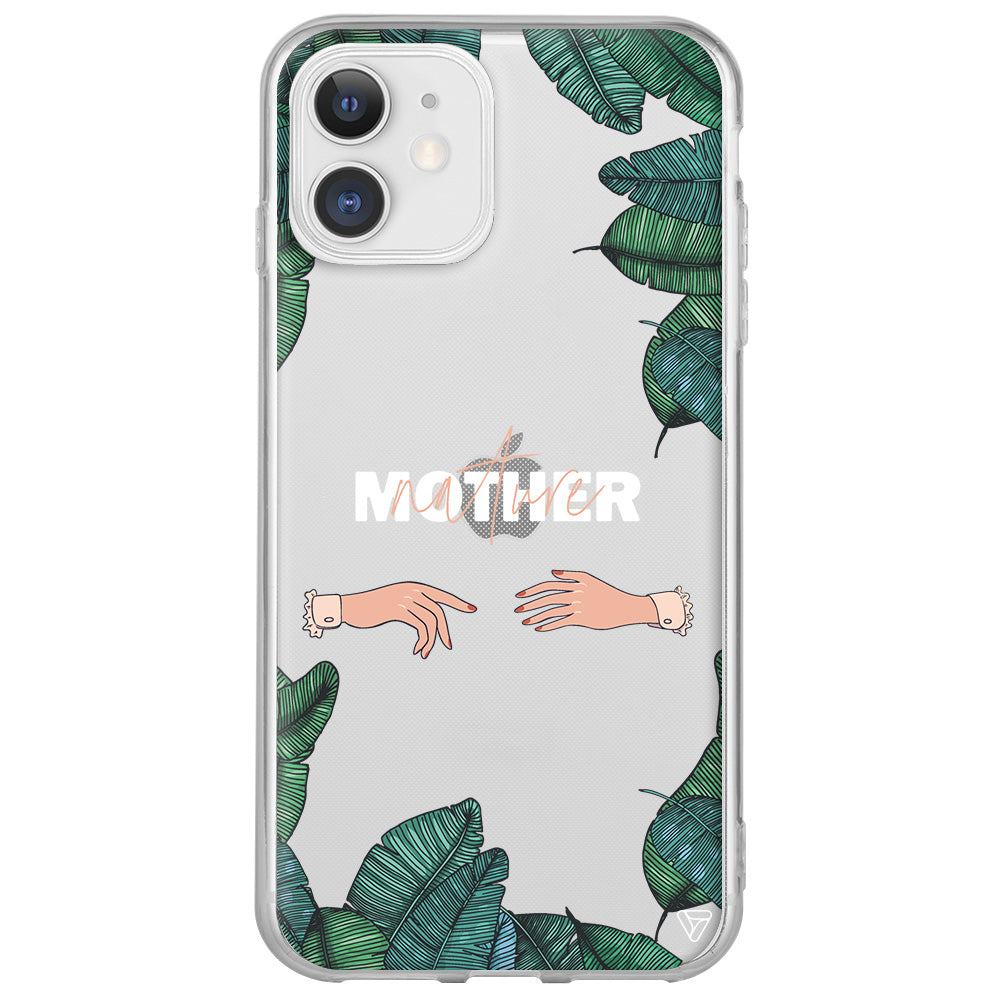 Nature Mother Lansman Model İçi Kadife Silikon Telefon Kılıfı