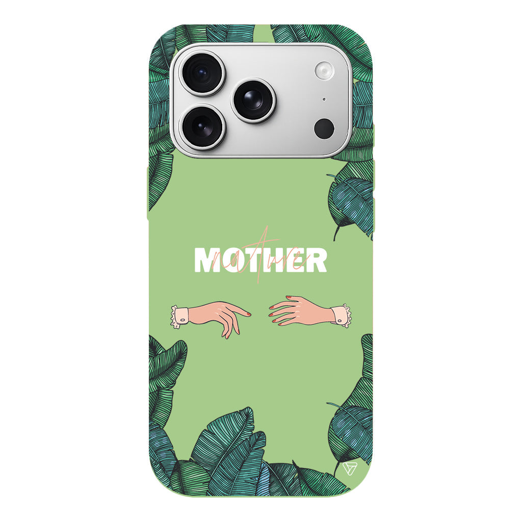 Nature Mother Lansman Model İçi Kadife Silikon Telefon Kılıfı