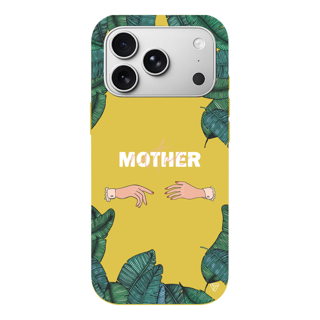 Nature Mother Lansman Model İçi Kadife Silikon Telefon Kılıfı