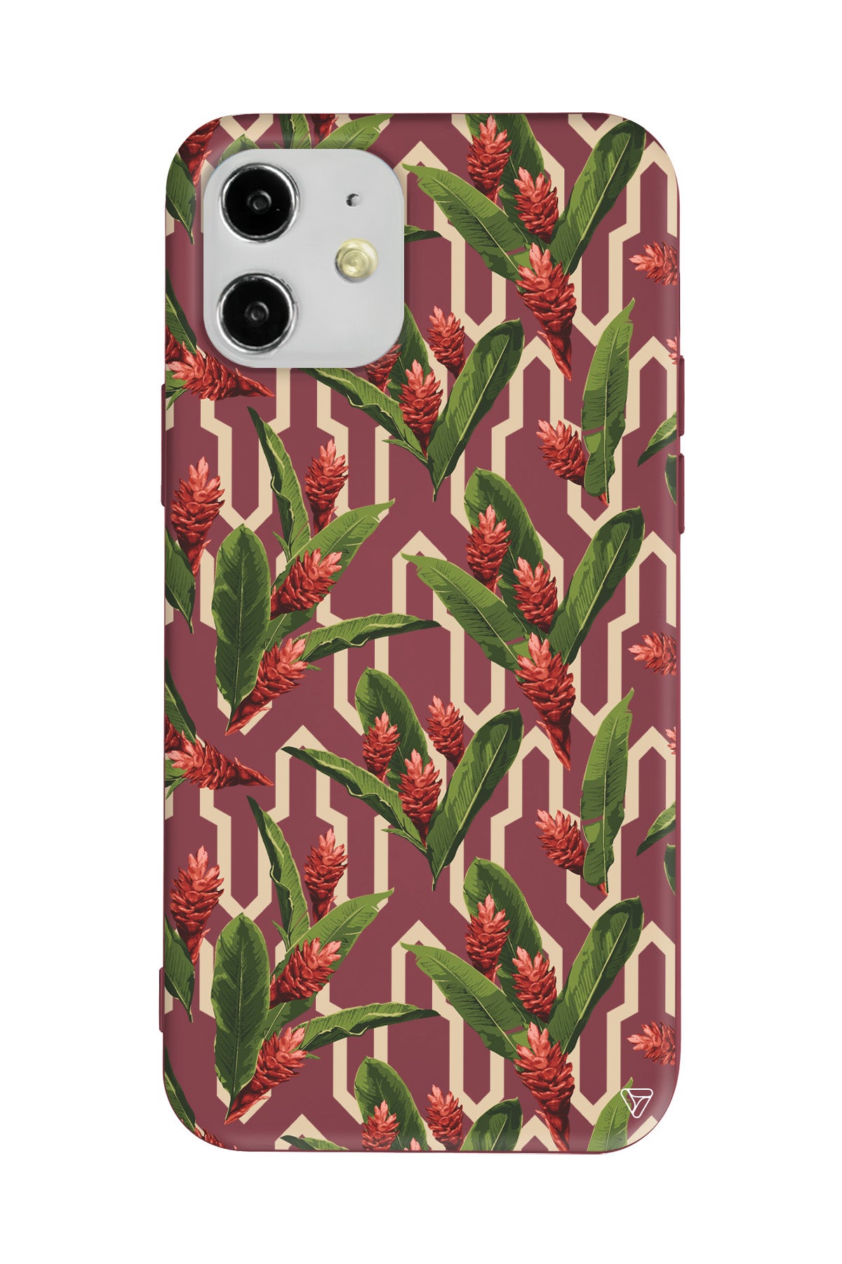 Kırmızı ve Yeşil Lansman Model İçi Kadife Silikon Telefon Kılıfı