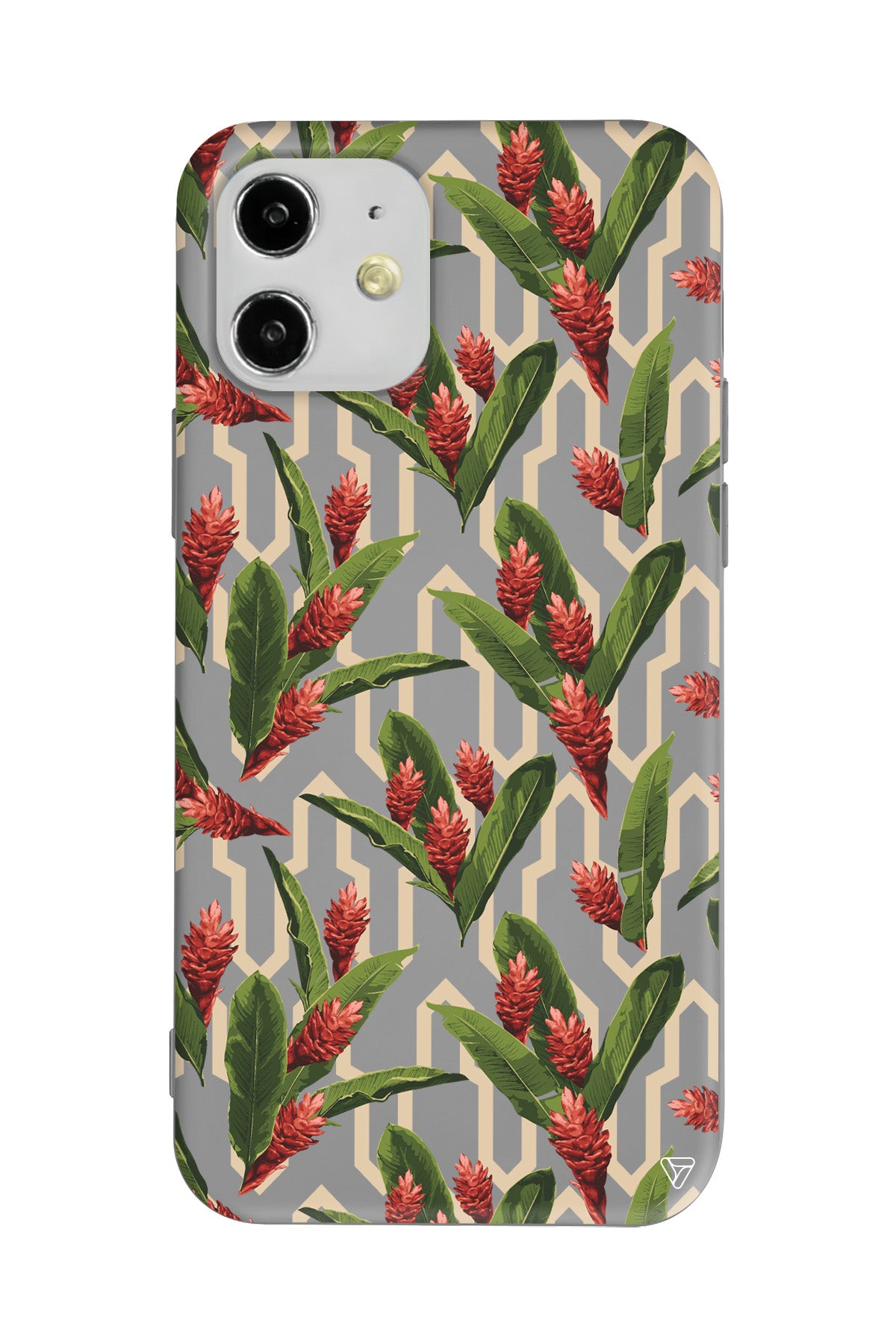 Kırmızı ve Yeşil Lansman Model İçi Kadife Silikon Telefon Kılıfı