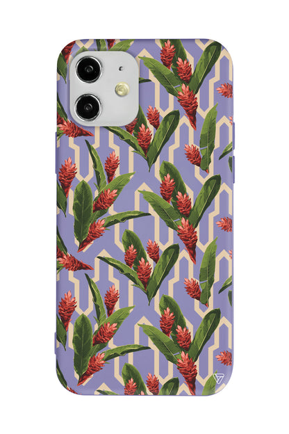 Kırmızı ve Yeşil Lansman Model İçi Kadife Silikon Telefon Kılıfı