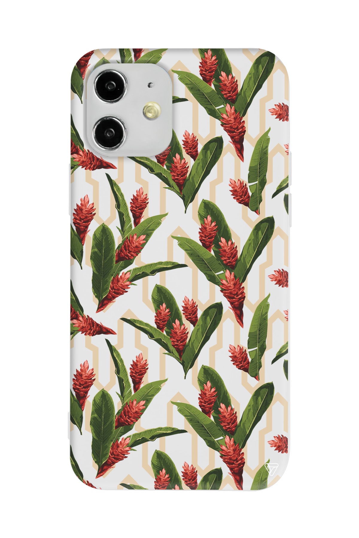 Kırmızı ve Yeşil Lansman Model İçi Kadife Silikon Telefon Kılıfı