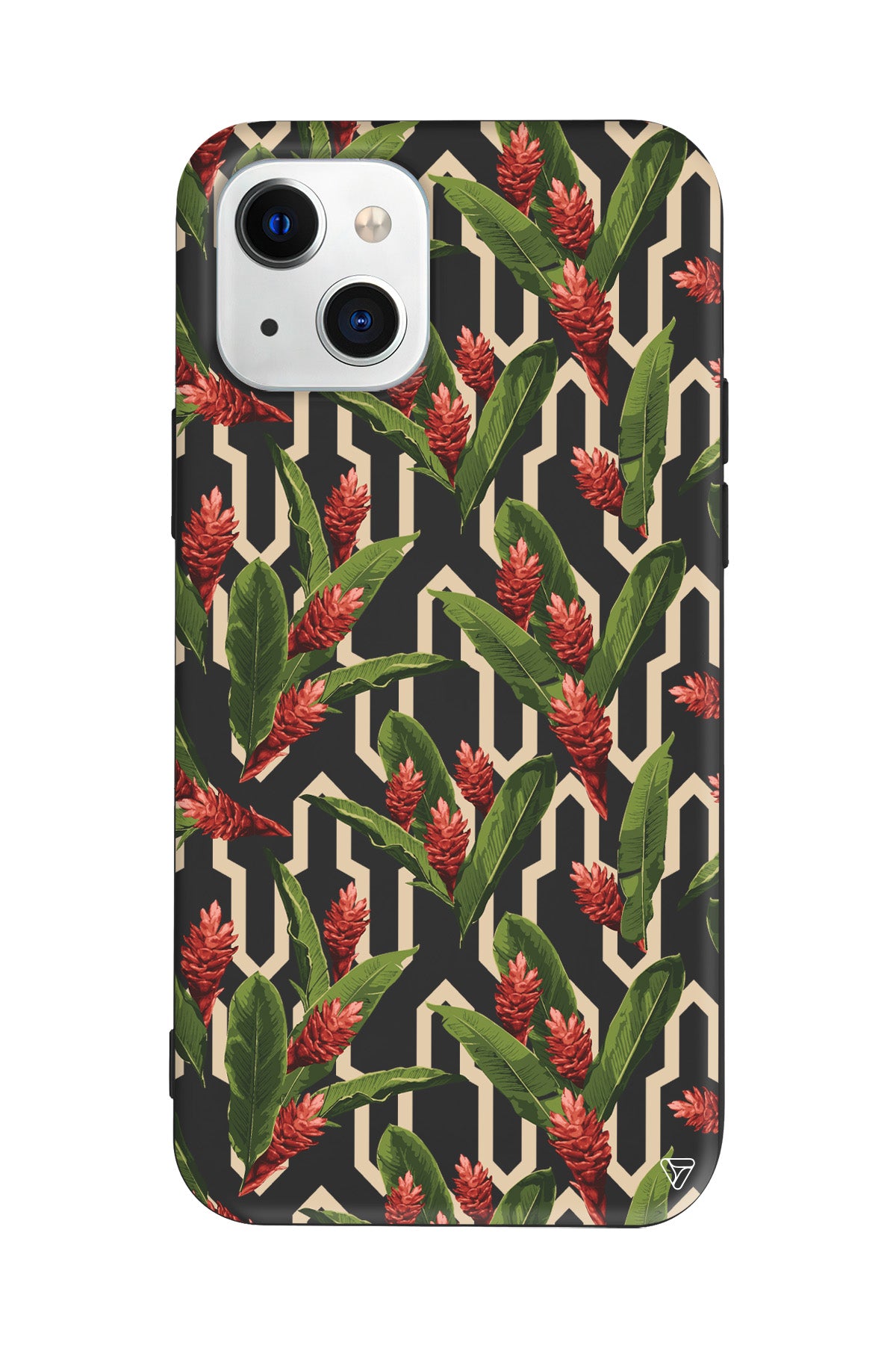 Kırmızı ve Yeşil Lansman Model İçi Kadife Silikon Telefon Kılıfı