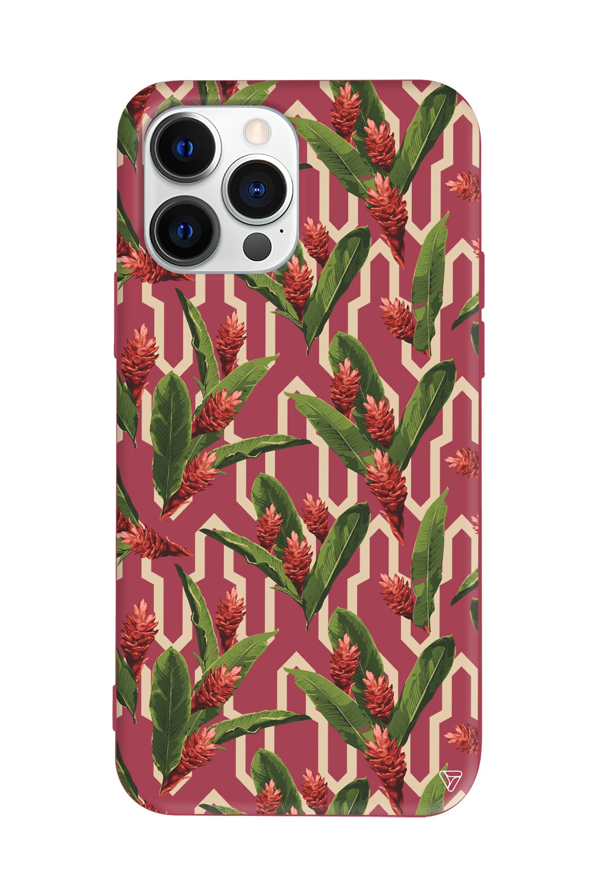 Kırmızı ve Yeşil Lansman Model İçi Kadife Silikon Telefon Kılıfı