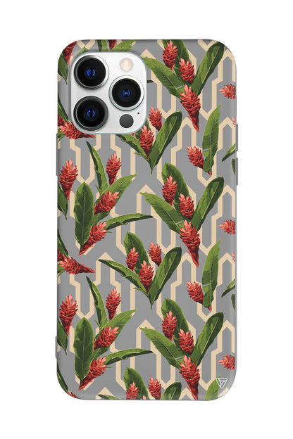 Kırmızı ve Yeşil Lansman Model İçi Kadife Silikon Telefon Kılıfı