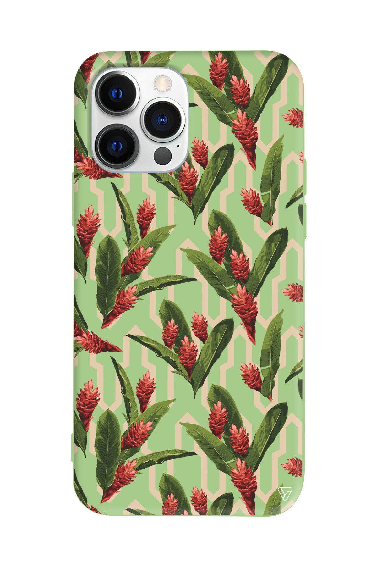 Kırmızı ve Yeşil Lansman Model İçi Kadife Silikon Telefon Kılıfı