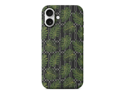 Tropik Leaf Lansman Model İçi Kadife Silikon Telefon Kılıfı – Plus Serisine Özel