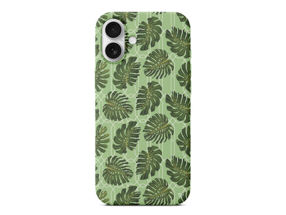 Tropik Leaf Lansman Model İçi Kadife Silikon Telefon Kılıfı – Plus Serisine Özel