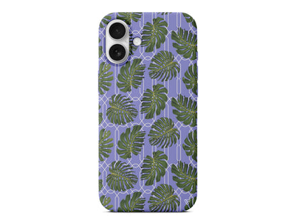 Tropik Leaf Lansman Model İçi Kadife Silikon Telefon Kılıfı