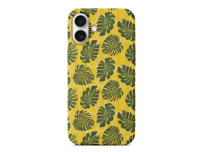 Tropik Leaf Lansman Model İçi Kadife Silikon Telefon Kılıfı – Plus Serisine Özel