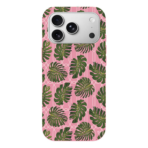 Tropik Leaf Lansman Model İçi Kadife Silikon Telefon Kılıfı