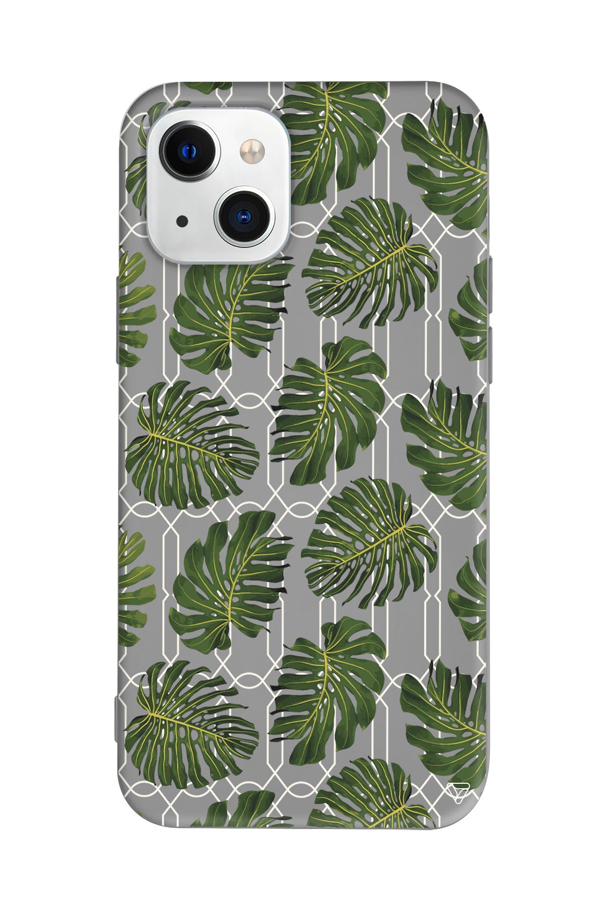 Tropik Leaf Lansman Model İçi Kadife Silikon Telefon Kılıfı