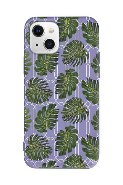 Tropik Leaf Lansman Model İçi Kadife Silikon Telefon Kılıfı – Plus Serisine Özel