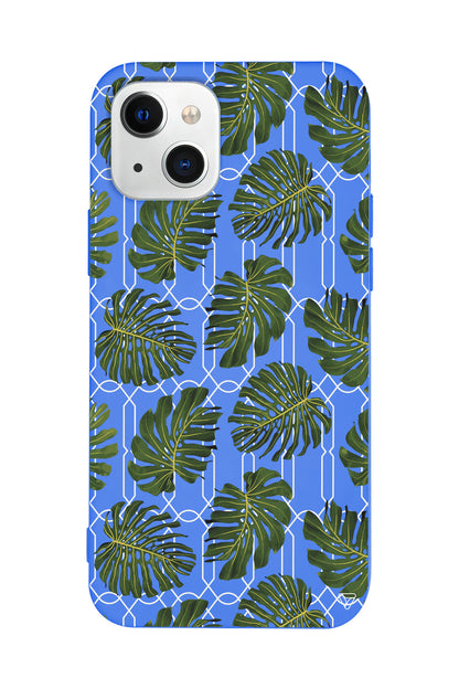 Tropik Leaf Lansman Model İçi Kadife Silikon Telefon Kılıfı – Plus Serisine Özel