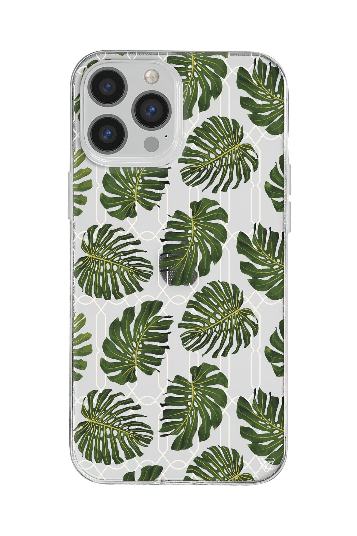 Tropik Leaf Lansman Model İçi Kadife Silikon Telefon Kılıfı