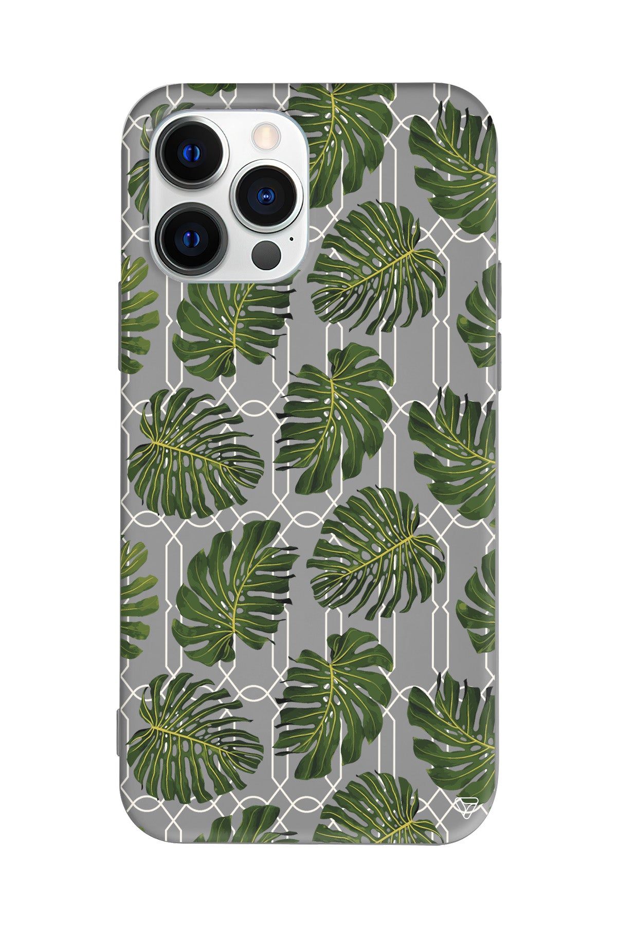 Tropik Leaf Lansman Model İçi Kadife Silikon Telefon Kılıfı