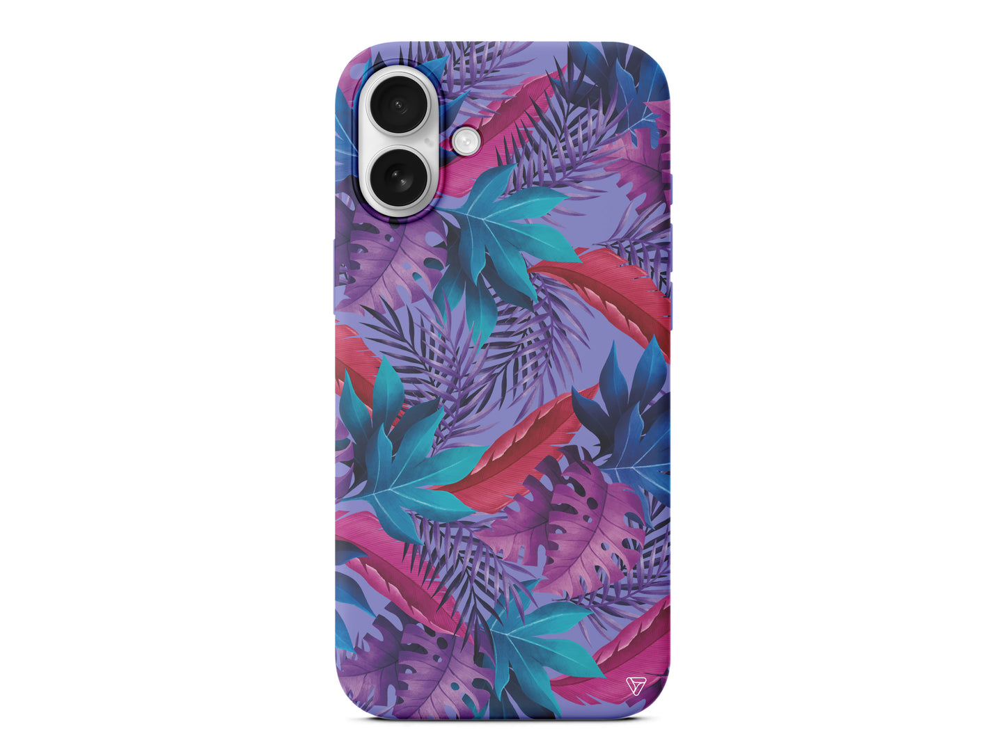 Renkli Tropikaller Lansman Model İçi Kadife Silikon Telefon Kılıfı – Plus Serisine Özel