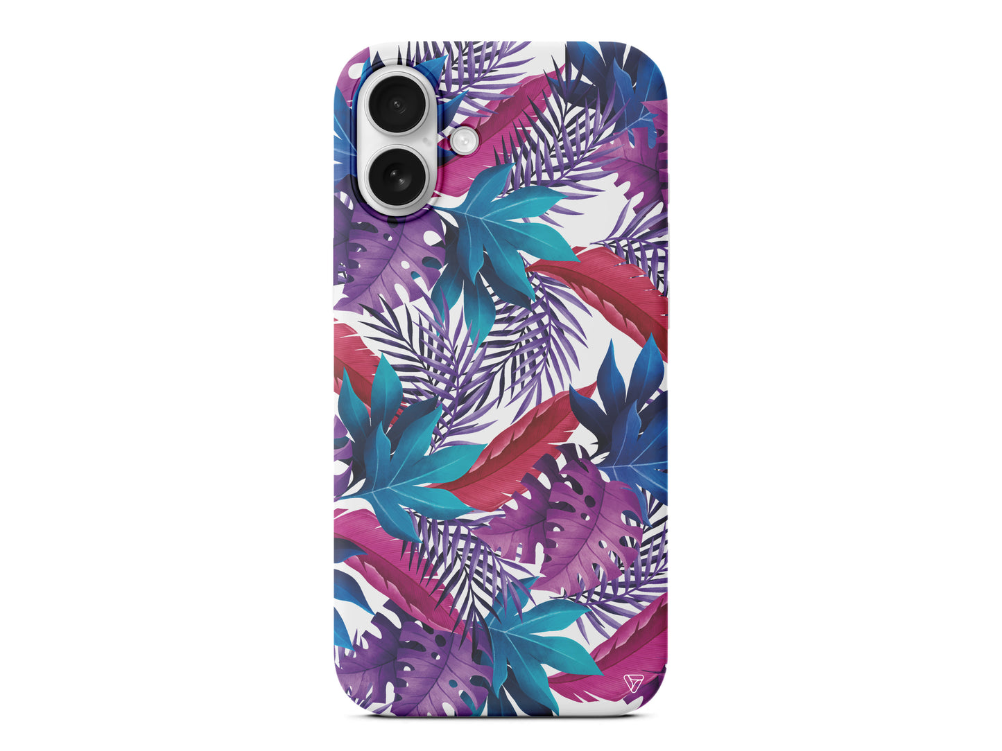 Renkli Tropikaller Lansman Model İçi Kadife Silikon Telefon Kılıfı – Plus Serisine Özel