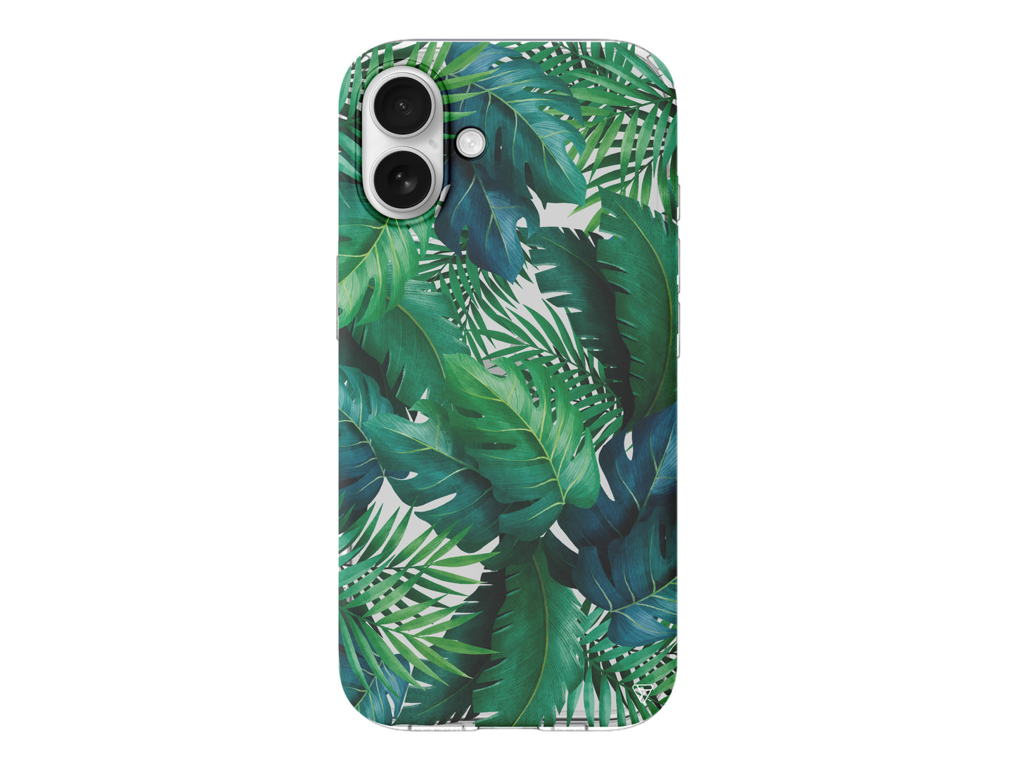 Yeşil Tropikaller Lansman Model İçi Kadife Silikon Telefon Kılıfı – Plus Serisine Özel