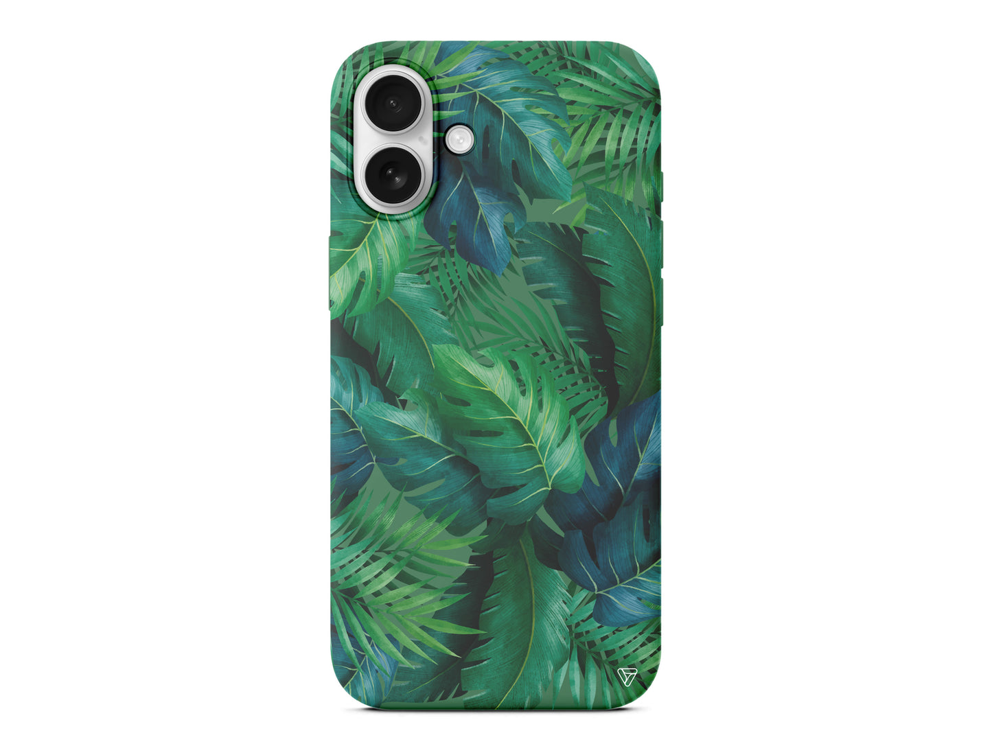 Yeşil Tropikaller Lansman Model İçi Kadife Silikon Telefon Kılıfı – Plus Serisine Özel