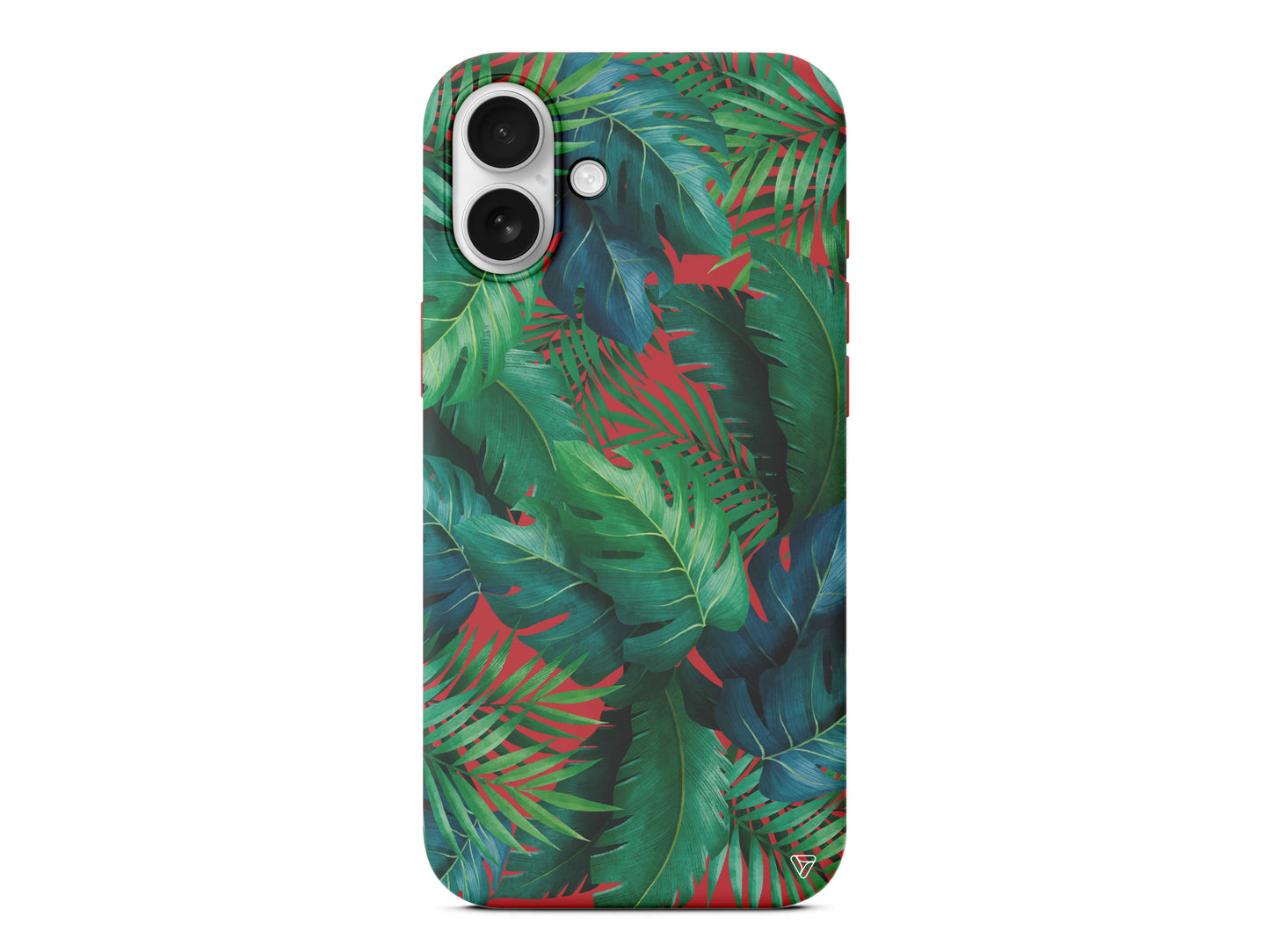 Yeşil Tropikaller Lansman Model İçi Kadife Silikon Telefon Kılıfı – Plus Serisine Özel
