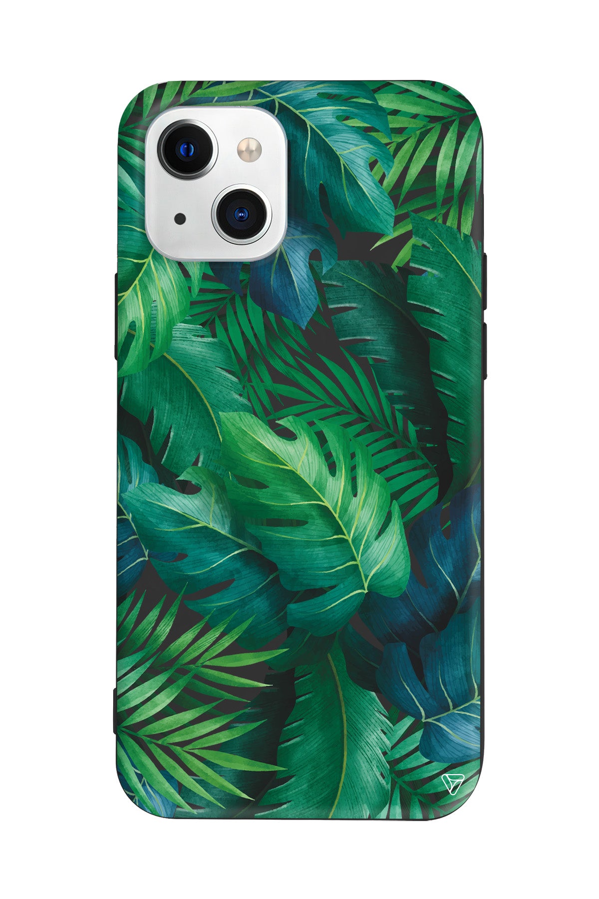 Yeşil Tropikaller Lansman Model İçi Kadife Silikon Telefon Kılıfı – Plus Serisine Özel