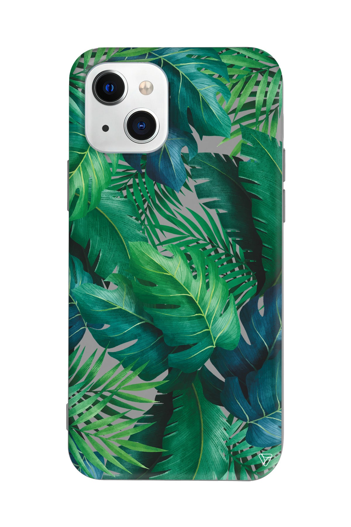 Yeşil Tropikaller Lansman Model İçi Kadife Silikon Telefon Kılıfı – Plus Serisine Özel